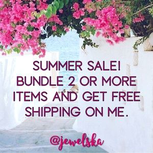 Summer sale! Bundle 2 or more items for free shipping.